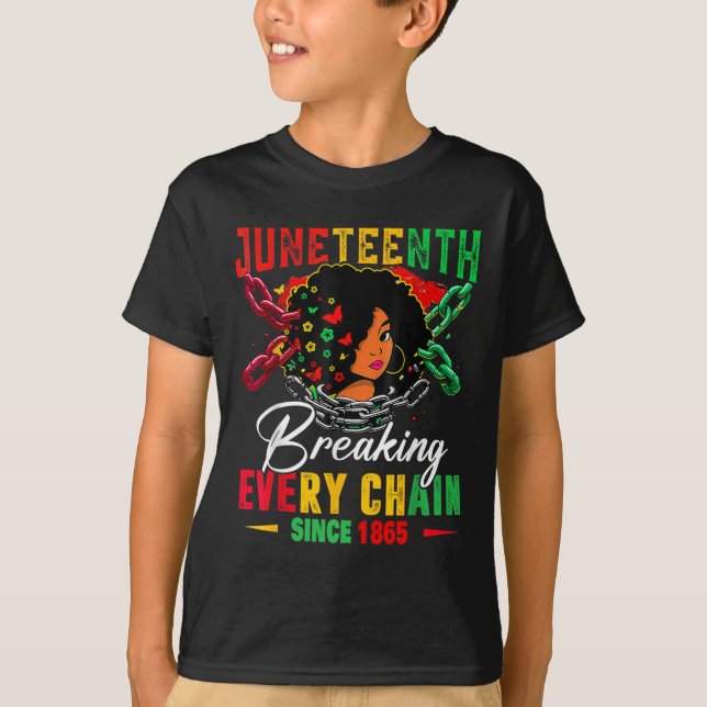 T-shirt Junenth les femmes noires parce que mes ancêtres n (Devant)