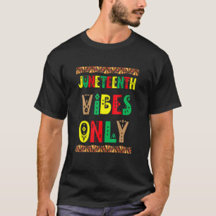 T-shirt Junetdix Vibes Melanin Black Girl Hommes Femmes En