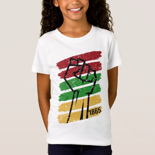 T-Shirt Juneteenth 1865 (Devant)