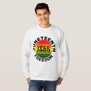 T-Shirt Juneteenth 1865 liberté