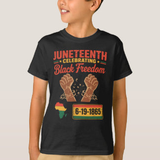T-shirt Juneteenth 2025 Célébration de la liberté noire 19