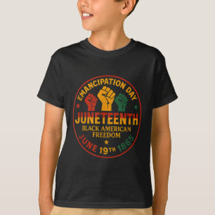 T-shirt Juneteenth Afro-Américain Liberté Histoire des Noi