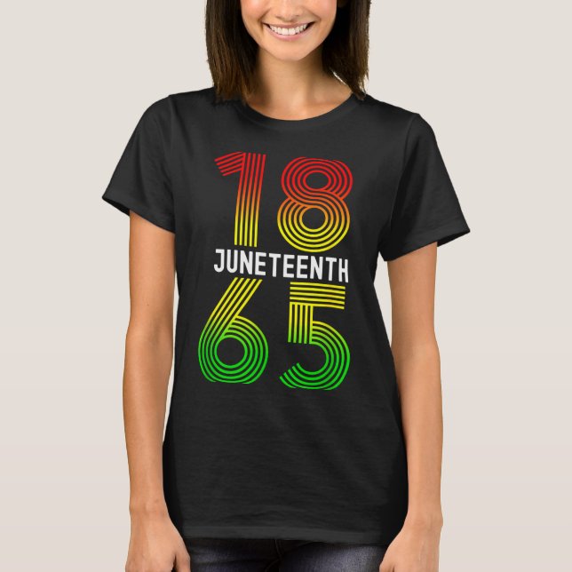 T-shirt Juneteenth est ma fierté noire de jour d'indépenda (Devant)