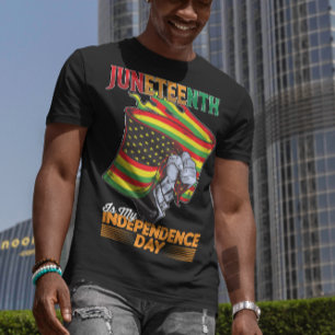 T-shirt Juneteenth est mon jour d'indépendance Liberté noi