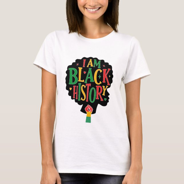 T-shirt Juneteenth - Histoire des Noirs  (Devant)