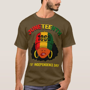 T-shirt Juneteenth Is My Independence Day Black Girl Melan