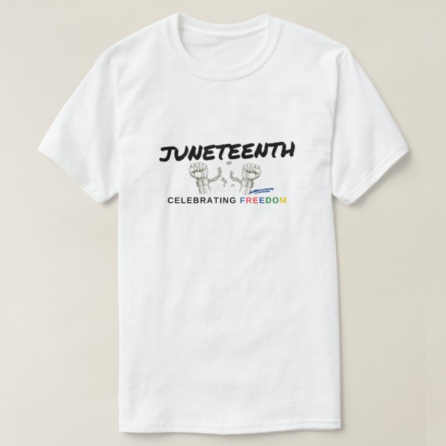 T-shirt JUNETEENTH - Tous âges, sexes, tailles et styles (Design devant)