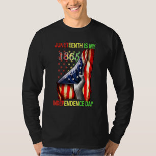 T-shirt Juneteeth est mon indépendance américaine de 1865