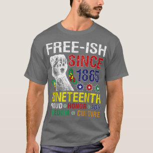 T-shirt Junetten Freedom Freeish depuis 1865 Free ish Sin