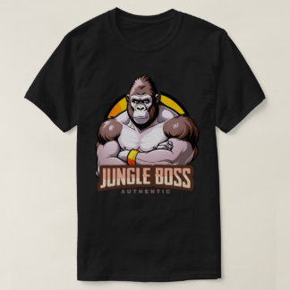 T-shirt Jungle Boss - Drôle graphisme gorille - Gorilla