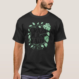 T-shirt Jungle Botanique de la Dame Folle de Plantes pour 