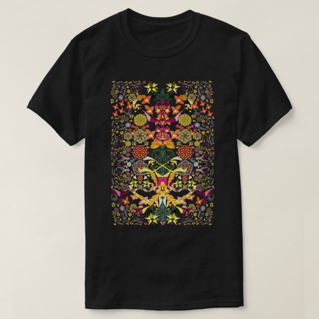 T-SHIRT JUNGLE DE JOIE NOIRE (Design devant)