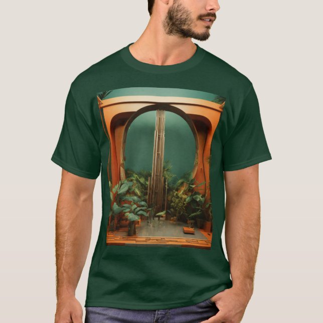 T-shirt Jungle en acier : Réalités Abstraites Tee (Devant)