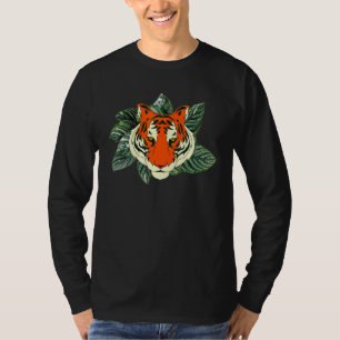 T-shirt Jungle Faune Animal Exotic Asiatique Chat Predator