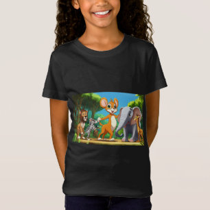 T-Shirt Jungle Joyride Adventure - Zoo Train Expedition