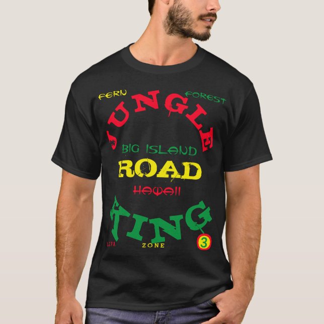 T-SHIRT JUNGLE KING ROAD (Devant)