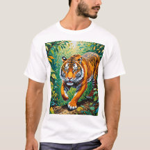 Jungle Prowler - Tigre en Gond Art