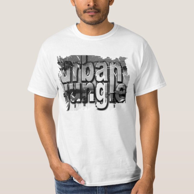 T-SHIRT JUNGLE URBAIN GRUNGE (Devant)