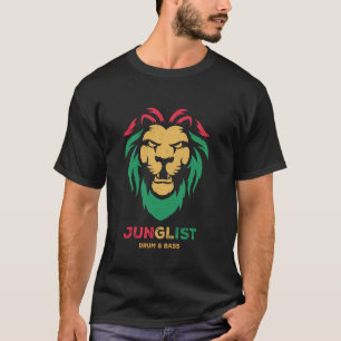 T-shirt Junglist, Drum & Bass, Jungle, DnB Musique, Tête d