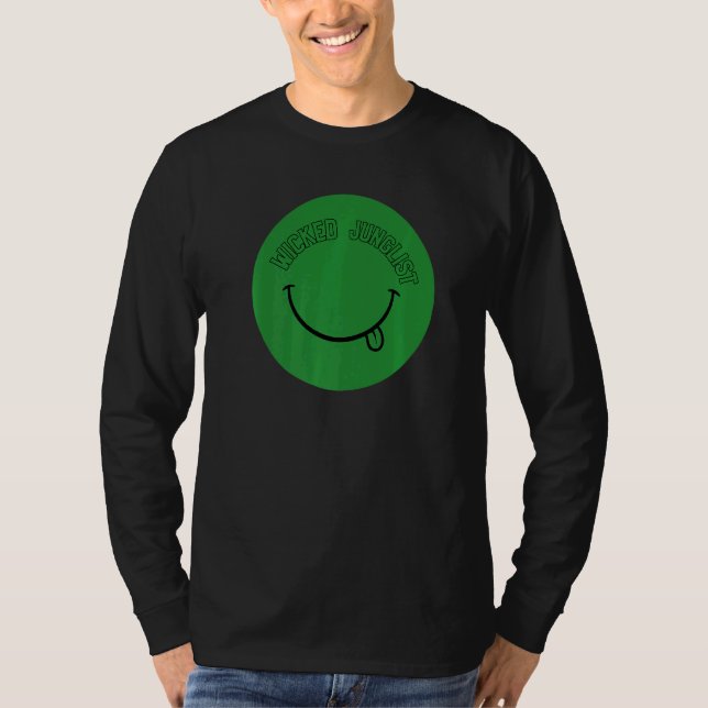 T-shirt Junglist Edm Drum Et Basse (Devant)