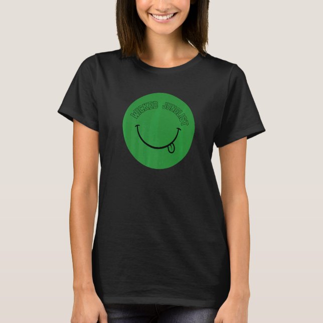 T-shirt Junglist Edm Drum Et Basse (Devant)