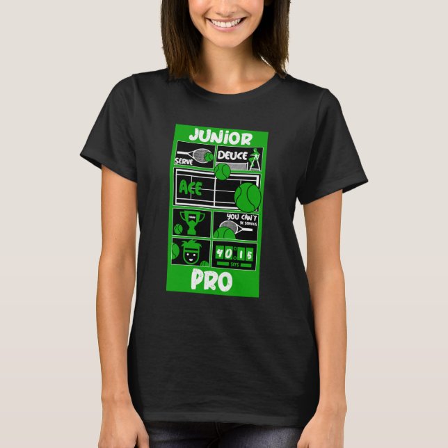 T-shirt Junior Ado Fille Joueuse Tennis (Devant)