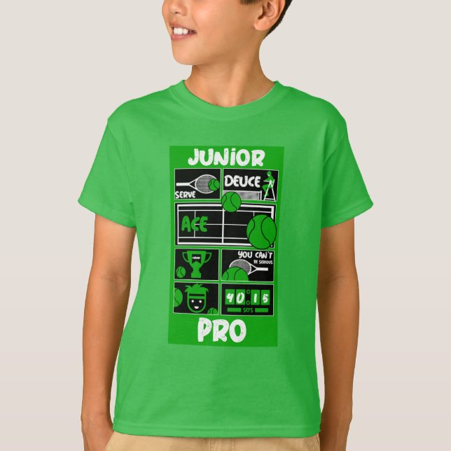 T-shirt Junior Boy Tennis Player (Devant)