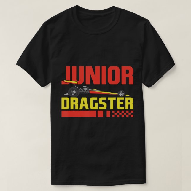 T-shirt Junior Dragster Drag Racing Future Drag Racer Kids (Design devant)
