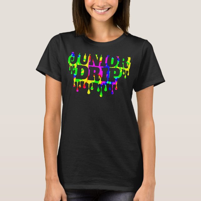 T-shirt Junior Drip 11th Grade Back To High School College (Devant)