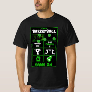 T-Shirt Junior Joueur De Basketball