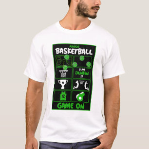 T-Shirt Junior Joueur De Basketball