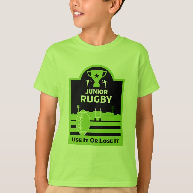 T-Shirt Junior Joueur De Rugby (Devant)