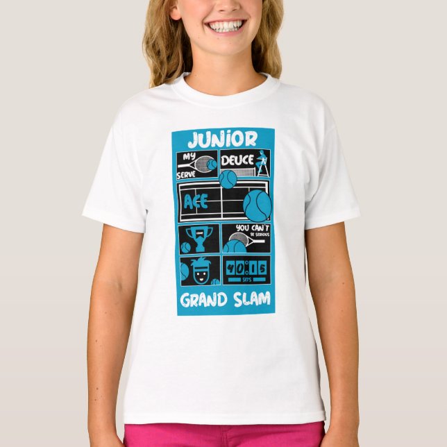 T-shirt Junior Joueur de tennis (Devant)
