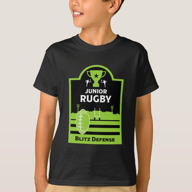 T-Shirt Junior Junior Joueur De Rugby (Devant)