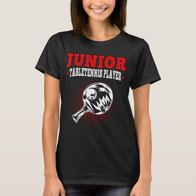 T-shirt Junior Table De ping-pong Players De Tennis (Devant)