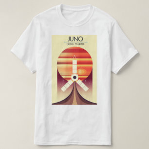 T-shirt Juno - mission à l'art de l'espace de Jupiter