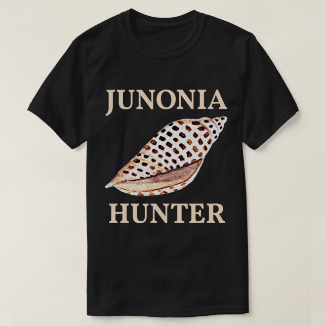 T-shirt Junonia Hunter Rare Seashell Sanibel Island Bucket (Design devant)