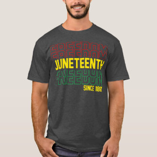 T-shirt Junteenth 1865 