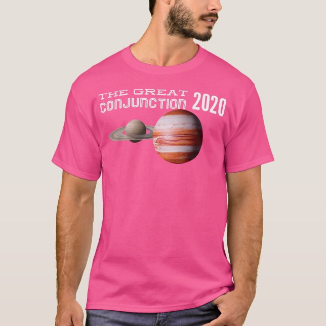 T-shirt Jupiter And Saturn Conjunction Astronomy 2020 (Devant)