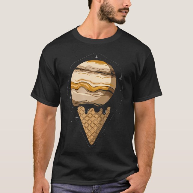 T-shirt Jupiter Planète Galaxie Espace Astronome (Devant)
