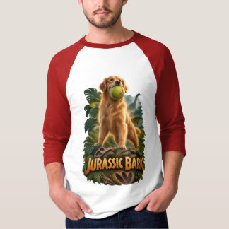T-shirt Jurassic Bark Golden Retriever