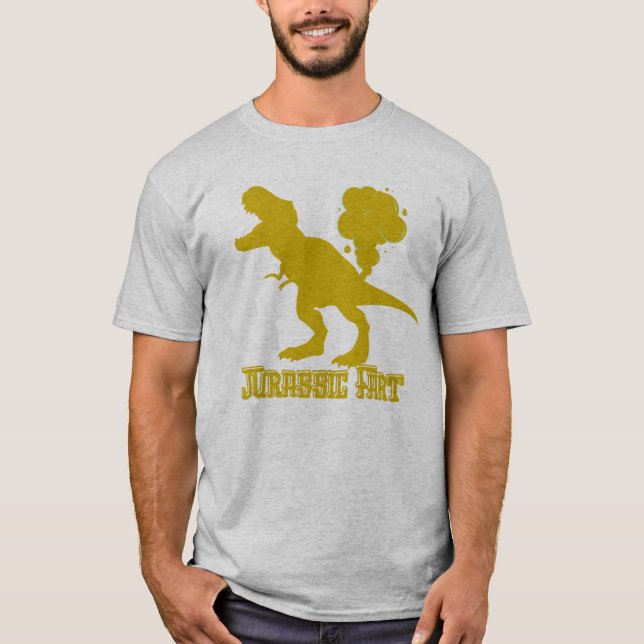 T-shirt Jurassic Fart T-Rex (Devant)