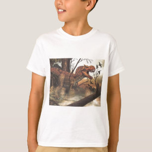 T-shirt Jurassic Journey : Dinosaure dans son habitat natu
