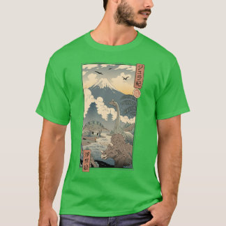 T-shirt Jurassic Ukiyoe 1