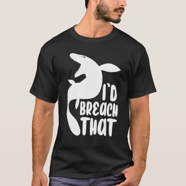T-shirt Jurassique Mosasaurus Dinosaure (Devant)
