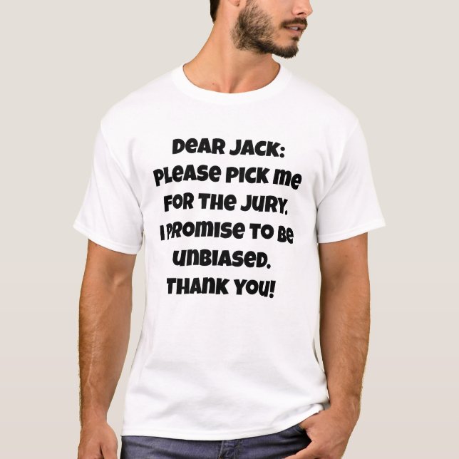 T-SHIRT JURÉ DRÔLE ET IMPARTIAL (Devant)