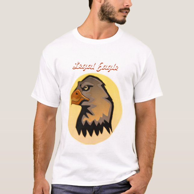 T-shirt juridique d'Eagle (Devant)