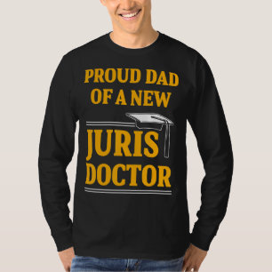 T-shirt Juris Docteur En Jurisprudence Papa Faculté De Dro