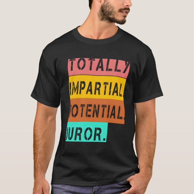 T-shirt Juriste Potentiel Totalement Impile (Devant)