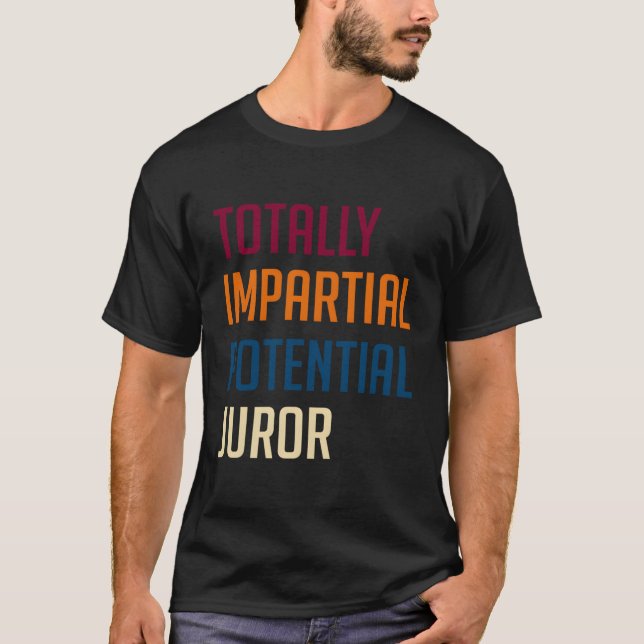 T-shirt Juriste Potentiel Totalement Impile (Devant)